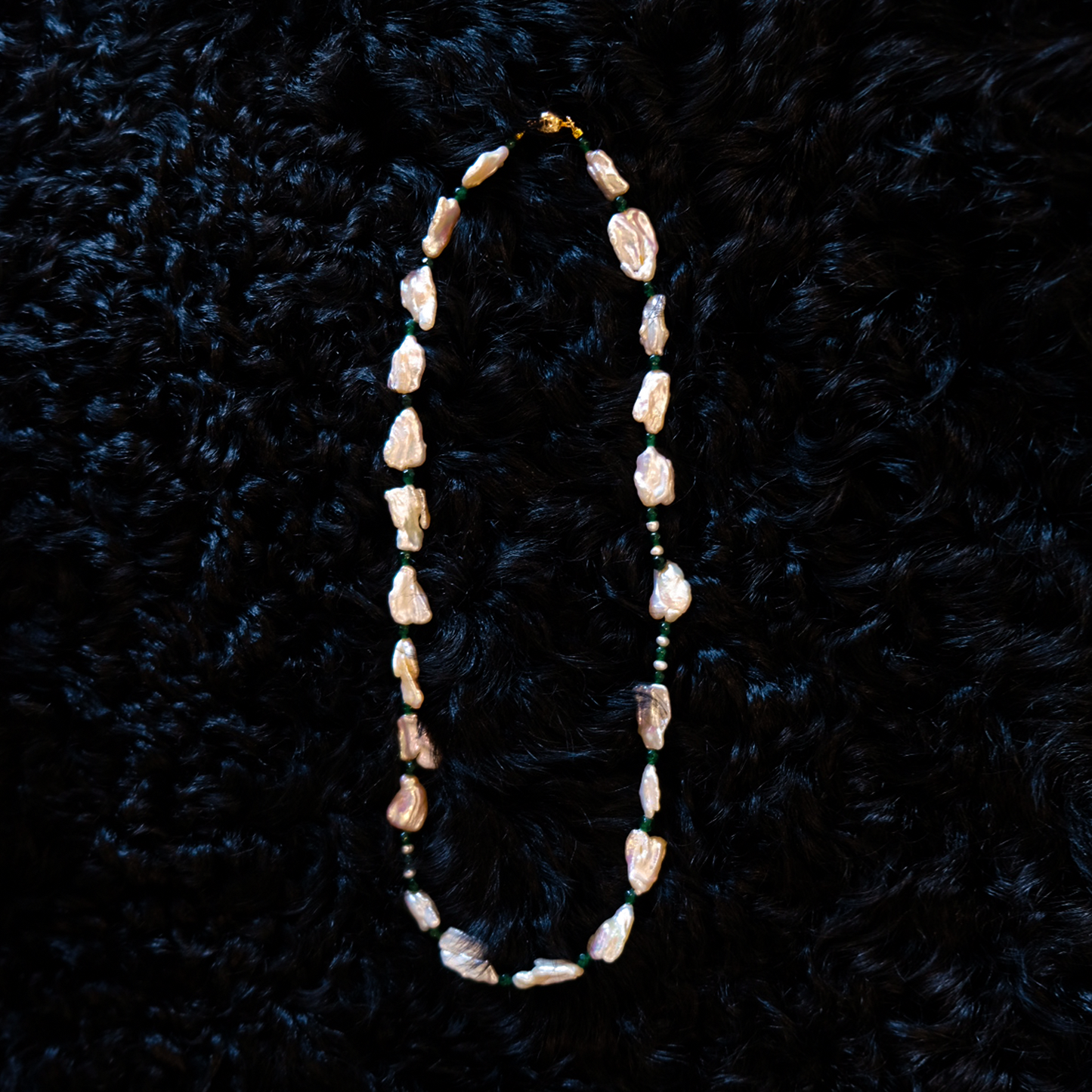 Wakayama Waves  Men`s Pearl Necklace