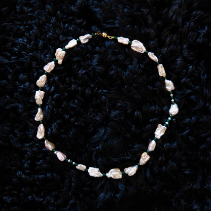 Wakayama Waves  Men`s Pearl Necklace