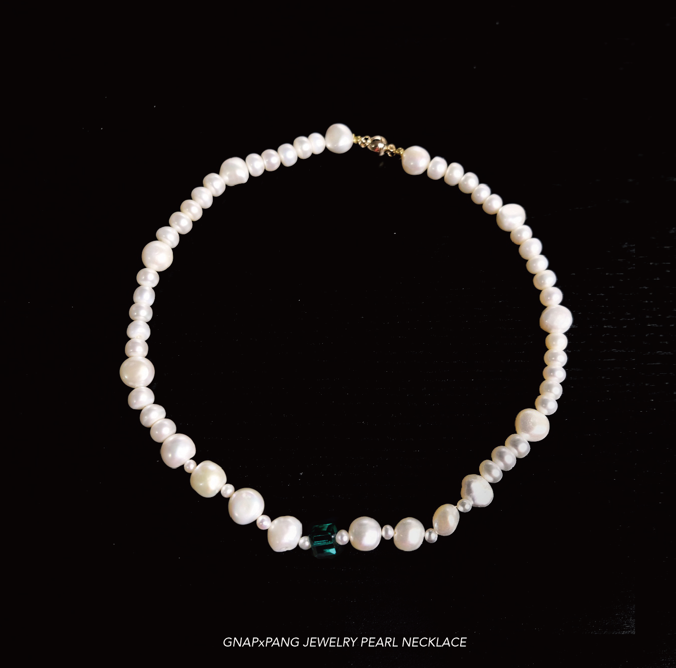 Men's Baroque Pearl Choker Classical Necklace